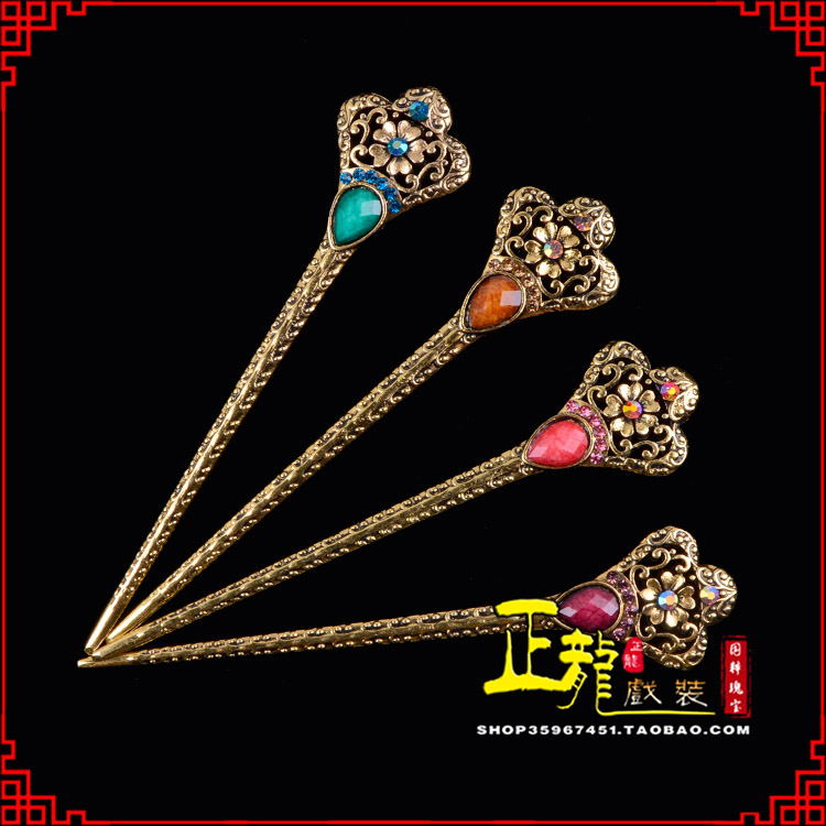 兴头饰老旦青衣员外夫人簪子 老旦发簪