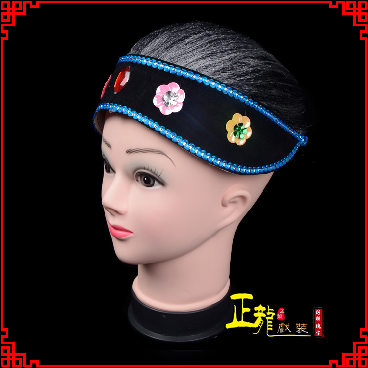 兴老旦媒婆穷老太婆假发套 老旦头套