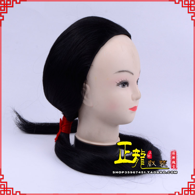 兴古装影视演出头套花旦假发 真发古装发