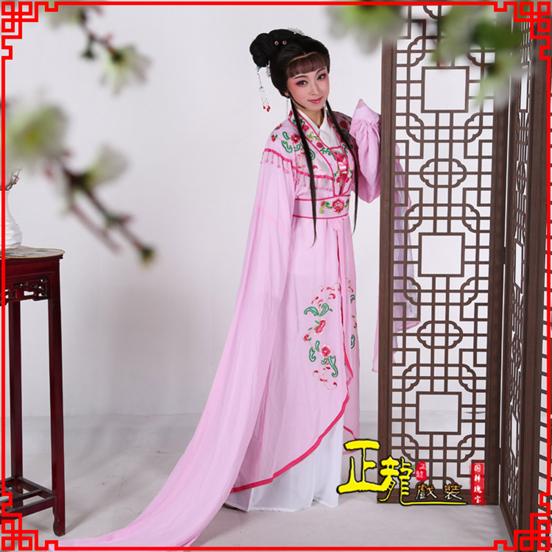 兴花旦黄梅戏服古装戏服水袖戏剧假云肩长披